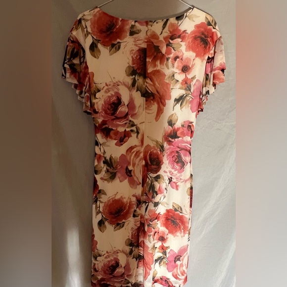 Women’s Floral Ruffle Dress Size 14 NWT - Picture 4 of 6